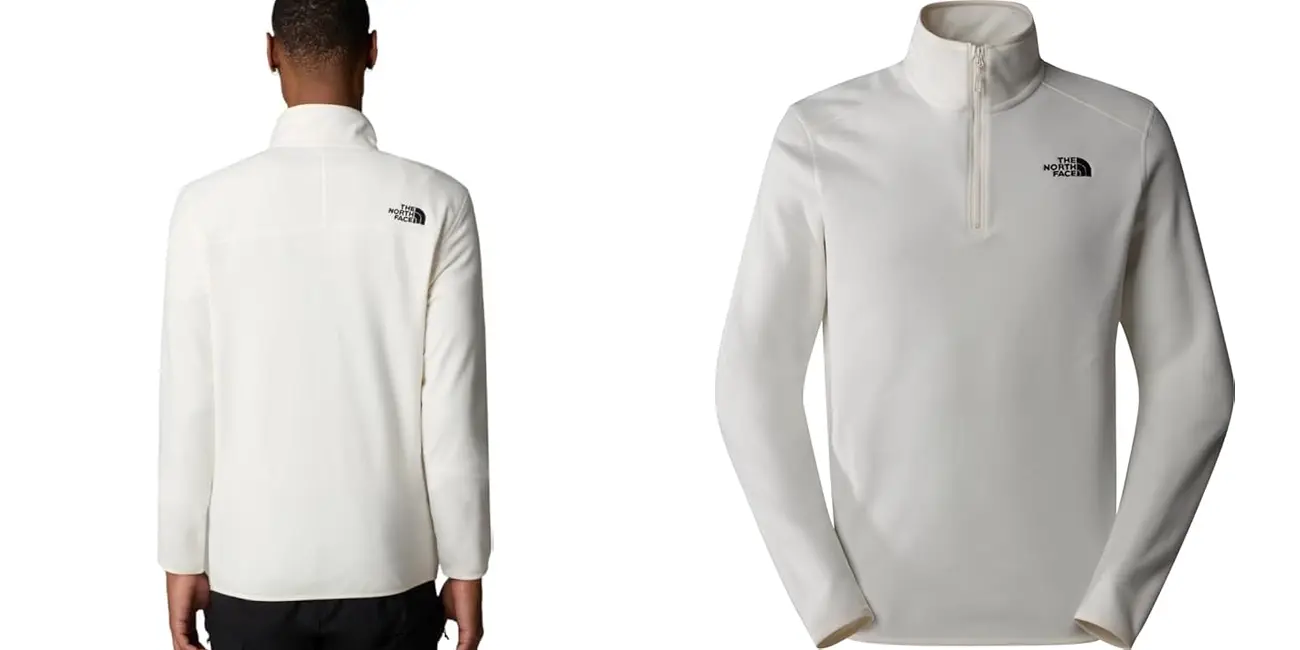 Forro polar The North Face 100 Glacier 1/4 Zip para hombre