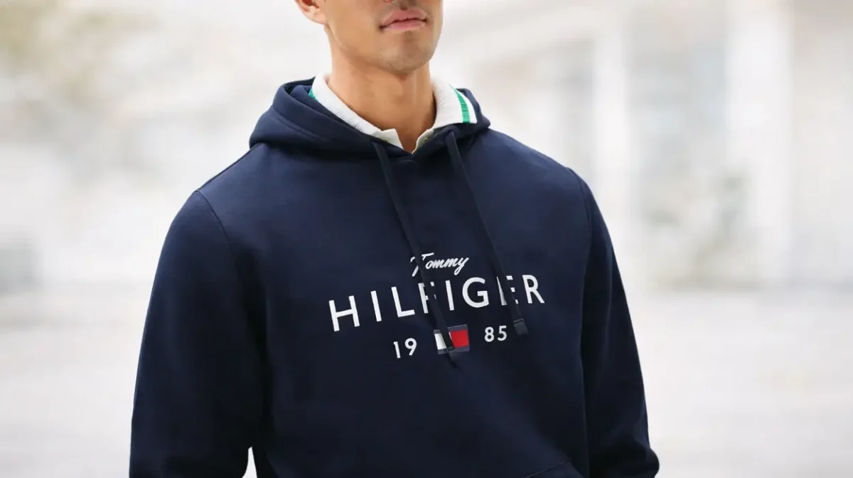 Sudadera Tommy Hilfiger Brand Love Big Hilfiger Hoodie para hombre