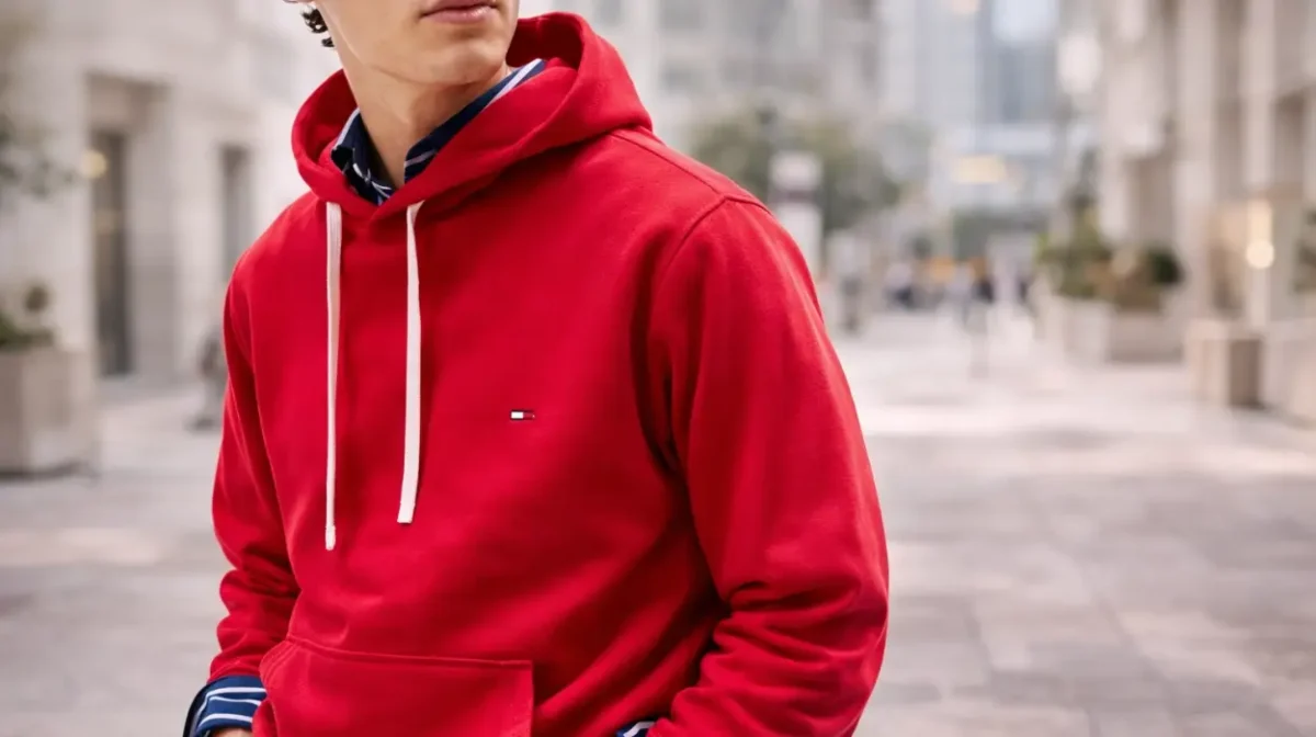 Sudadera Tommy Hilfiger Essentials Seasonal Fleece Hoodie para hombre