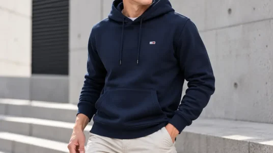 Sudadera con capucha Tommy Jeans TJM Reg S Flag para hombre