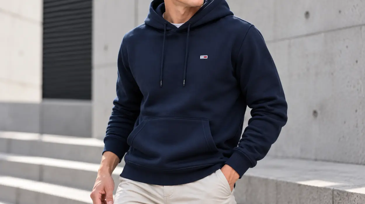 Sudadera con capucha Tommy Jeans TJM Reg S Flag para hombre