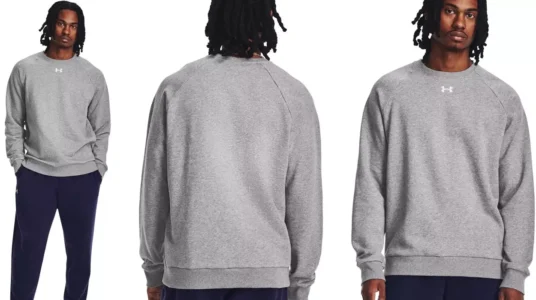 Sudadera Under Armour UA Rival Fleece gris para hombre