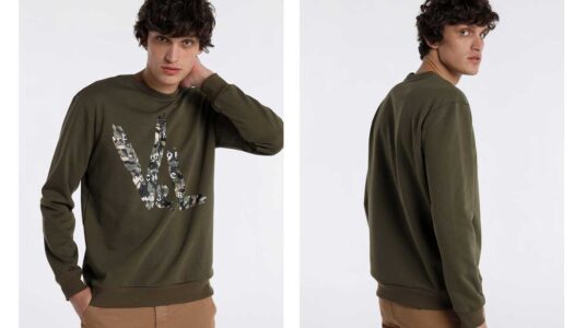 Sudadera Vitorio & Lucchino cuello caja hombre barata