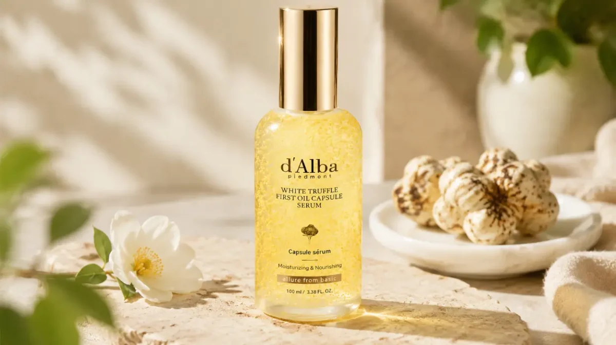 Suero Vita-Boost de d'alba Piedmont con aceite de trufa blanca para una piel más radiante y nutrida