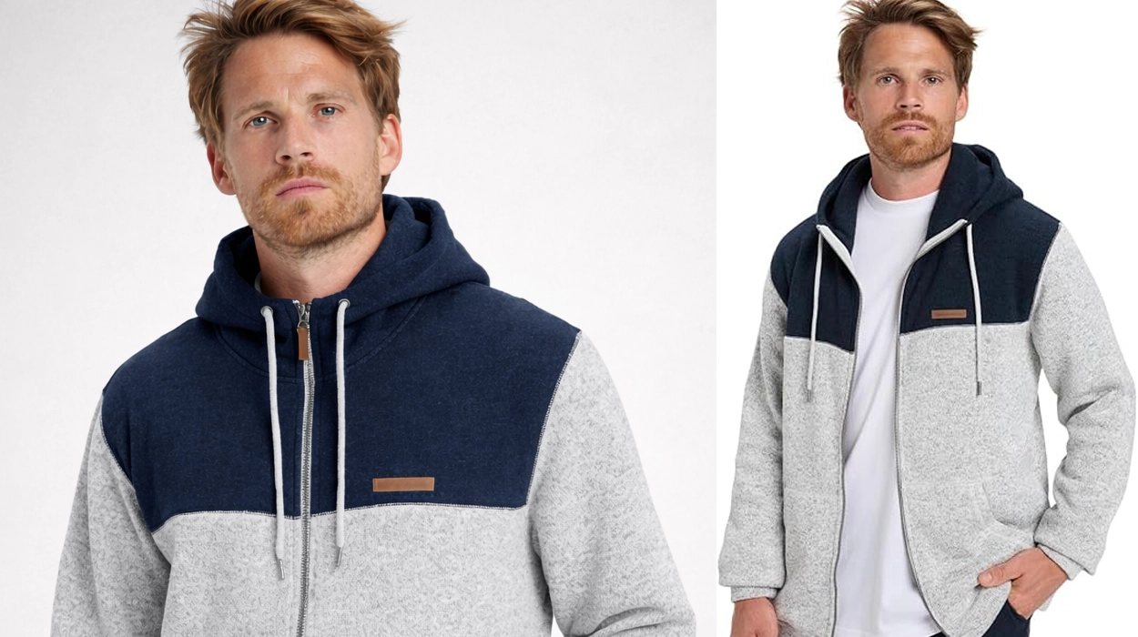 suéter cárdigan Quiksilver Keller Block Zip para hombre