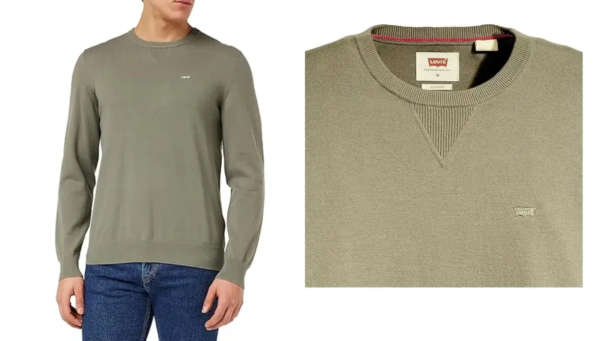 Amazon rebaja a la MITAD este suéter ligero Levi's Housemark que se agota rapidísimo cuando está así de barato