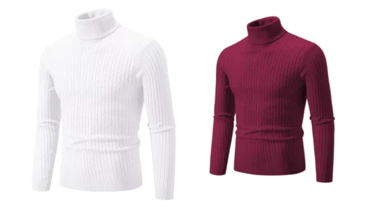 sueters cuello vuelto hombre