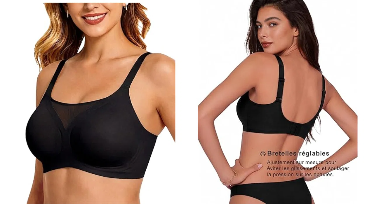 Sujetador Bresdk Jelly Bra Push Up en tallas hasta 3XL: invisible, sin costuras y perfecto para dormir