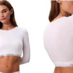 sujetador calvin klein bralette lightly lined crop top