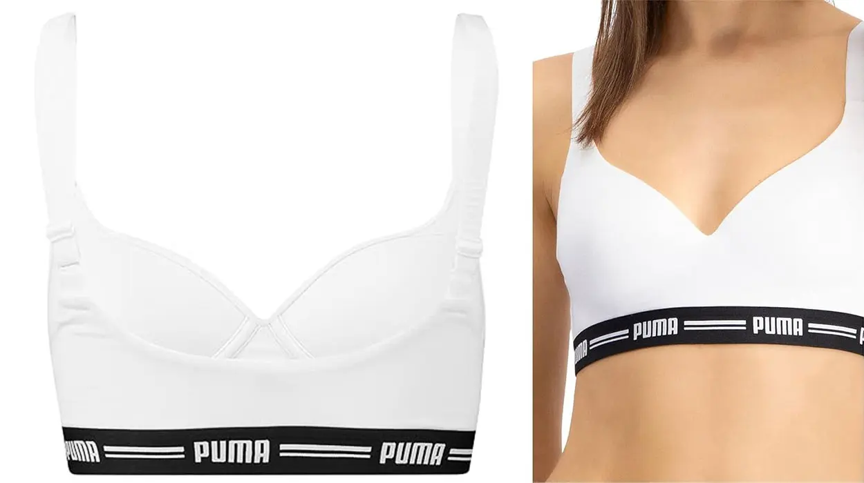 Sujetador Puma básico sin aros para mujer barato