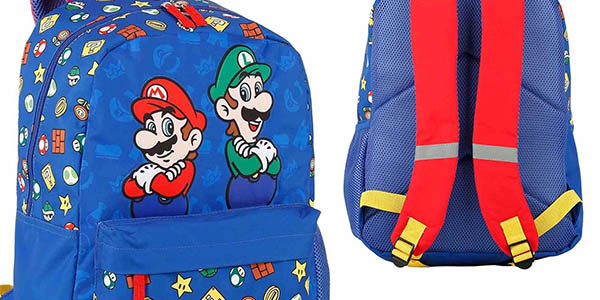 Super Mario Luigi mochila infantil oferta