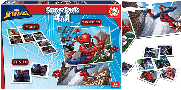 Superpack Educa Spiderman 4 en 1 barato