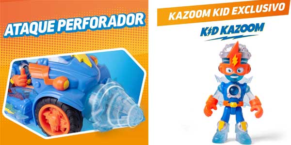 Superthings Vehículo de combate Kid Kazoom oferta