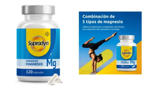 suplemento Supradyn Expert Magnesio 250 mg de 120 cápsulas