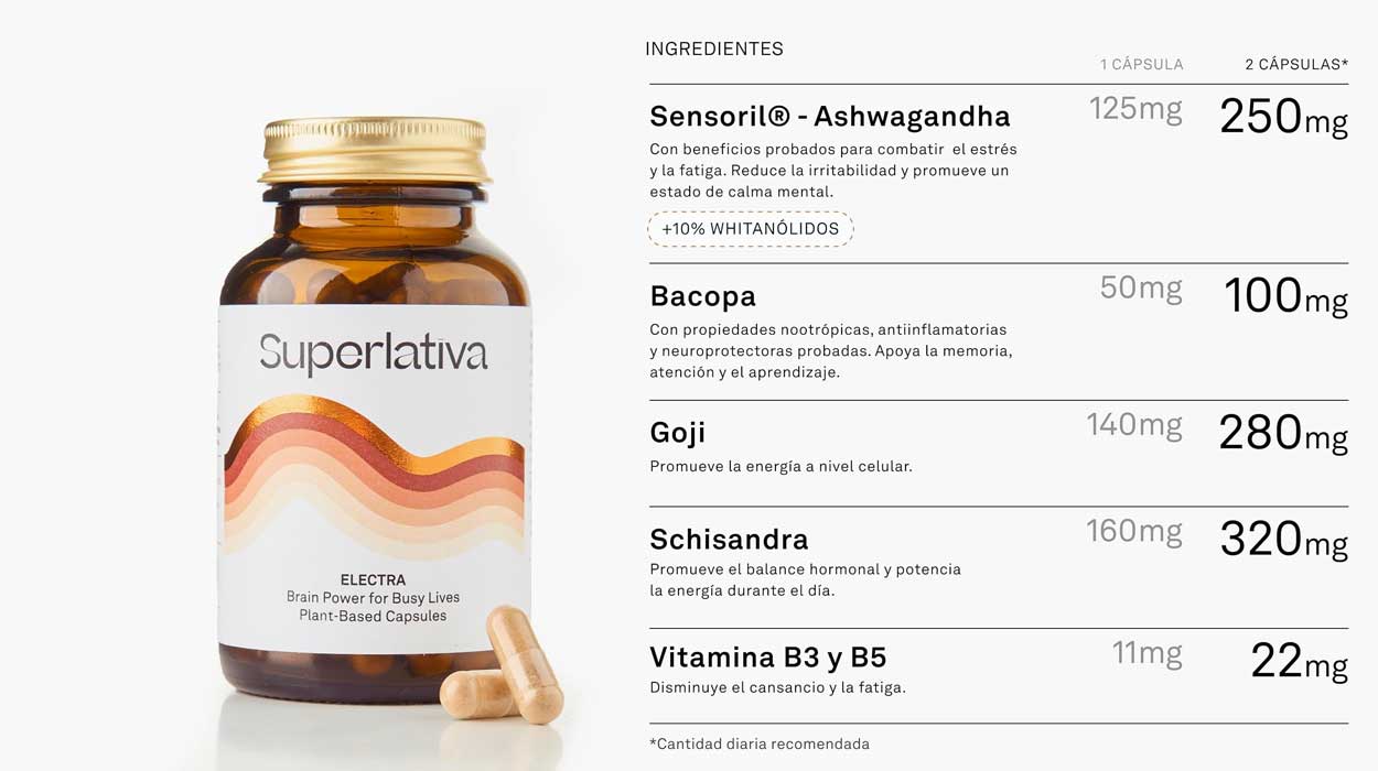 Suplemento Ashwagandha Superlativa