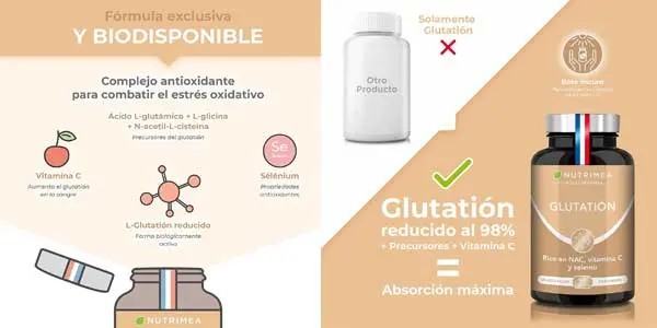 Suplemento Gutation antioxidante Nutrimea oferta