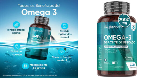 Suplemento Omega 3 WeightWorld