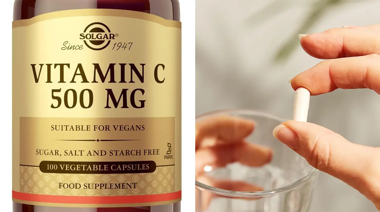 Suplemento Solgar Vitamina C 500 mg de 100 cápsulas barato