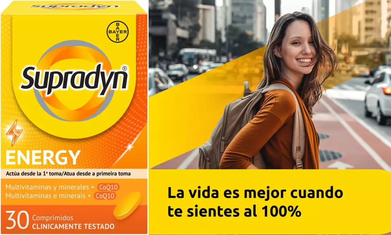 Chollo Multivitaminas Supradyn Energy de 30 comprimidos con coenzima Q10