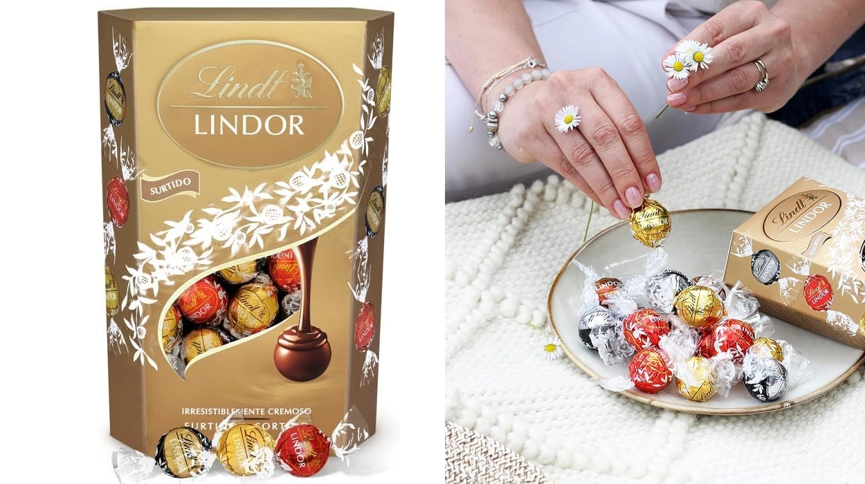 surtido de bombones Lindt Lindor Cornet de 337g