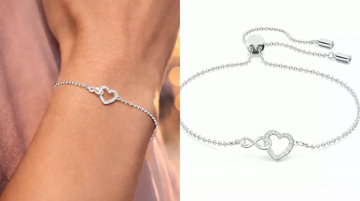 Consigue la pulsera más romántica de Swarovski a un precio fantástico: Hyperbola corazón e infinito