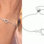 pulsera Swarovski Hyperbola Collection corazón e infinito