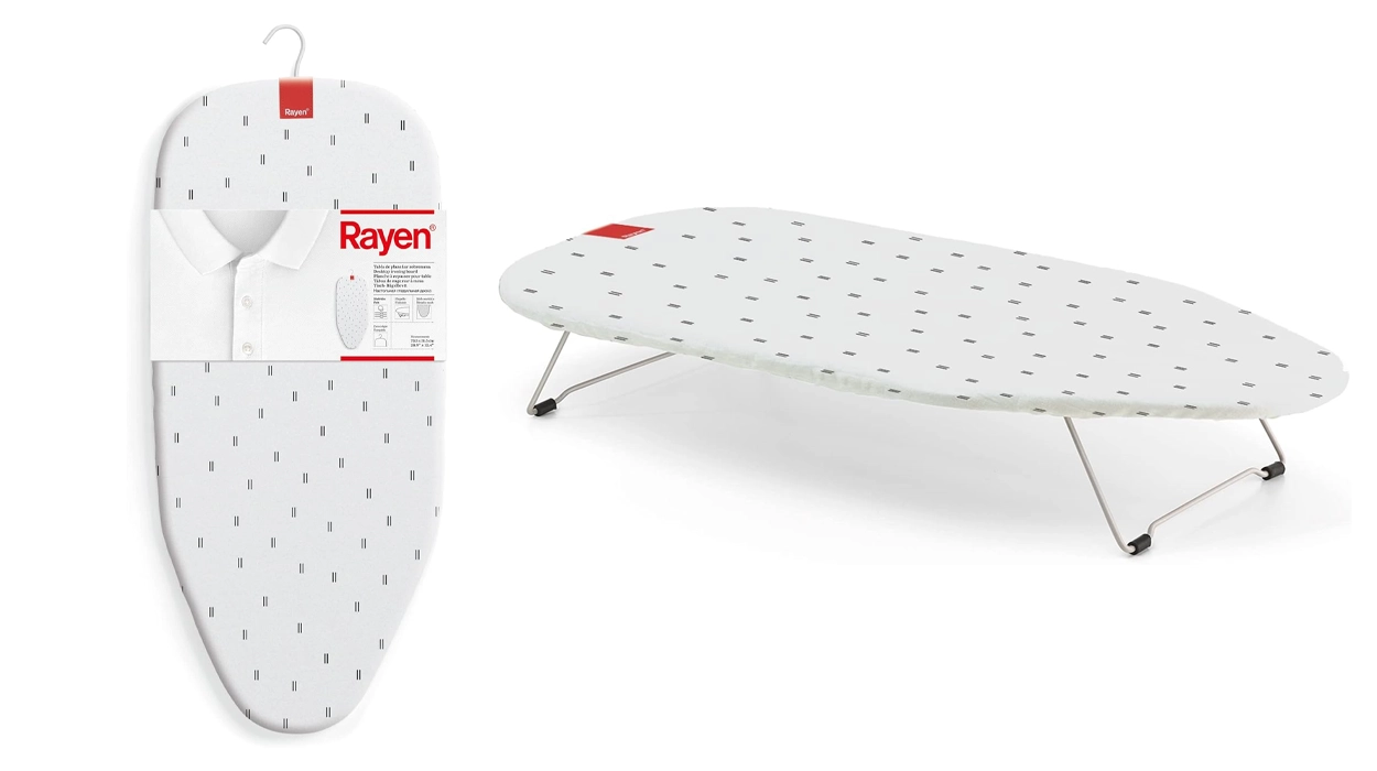 tabla de planchar de sobremesa rayen plegable compacta