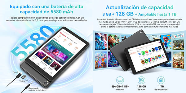 Tablet Blackview Tab 50 HD+ de 8"