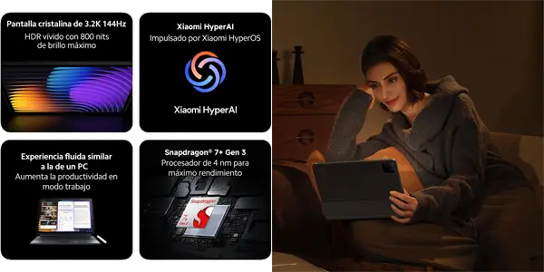 Tablet Xiaomi Pad 7 de 11"
