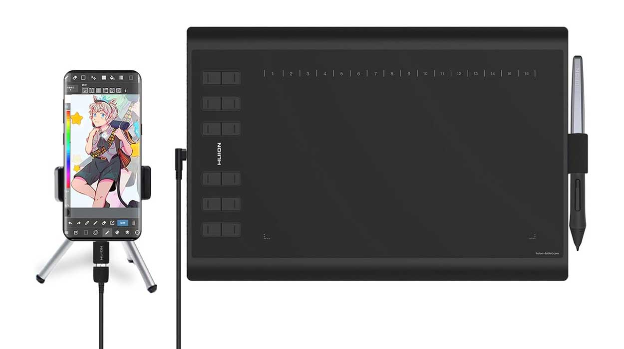  HUION Inspiroy H1060P Tableta Gráfica de Gran Área barata