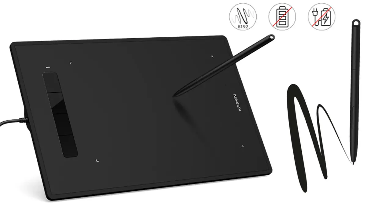 Tableta gráfica XP-Pen Star G960 de 8" barata