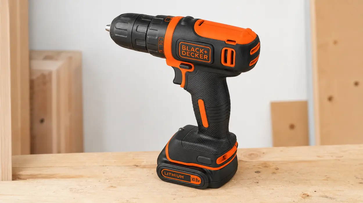 Taladro atornillador BLACK+DECKER inalámbrico de 10,8 V con cargador
