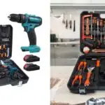 taladro atornillador con maletín de 100 accesorios barato