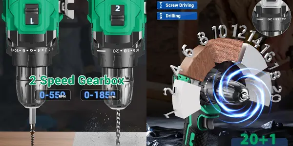 Taladro inalámbrico BETENST