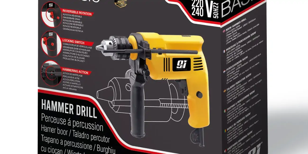 Taladro percutor ORION91oficial de 500W