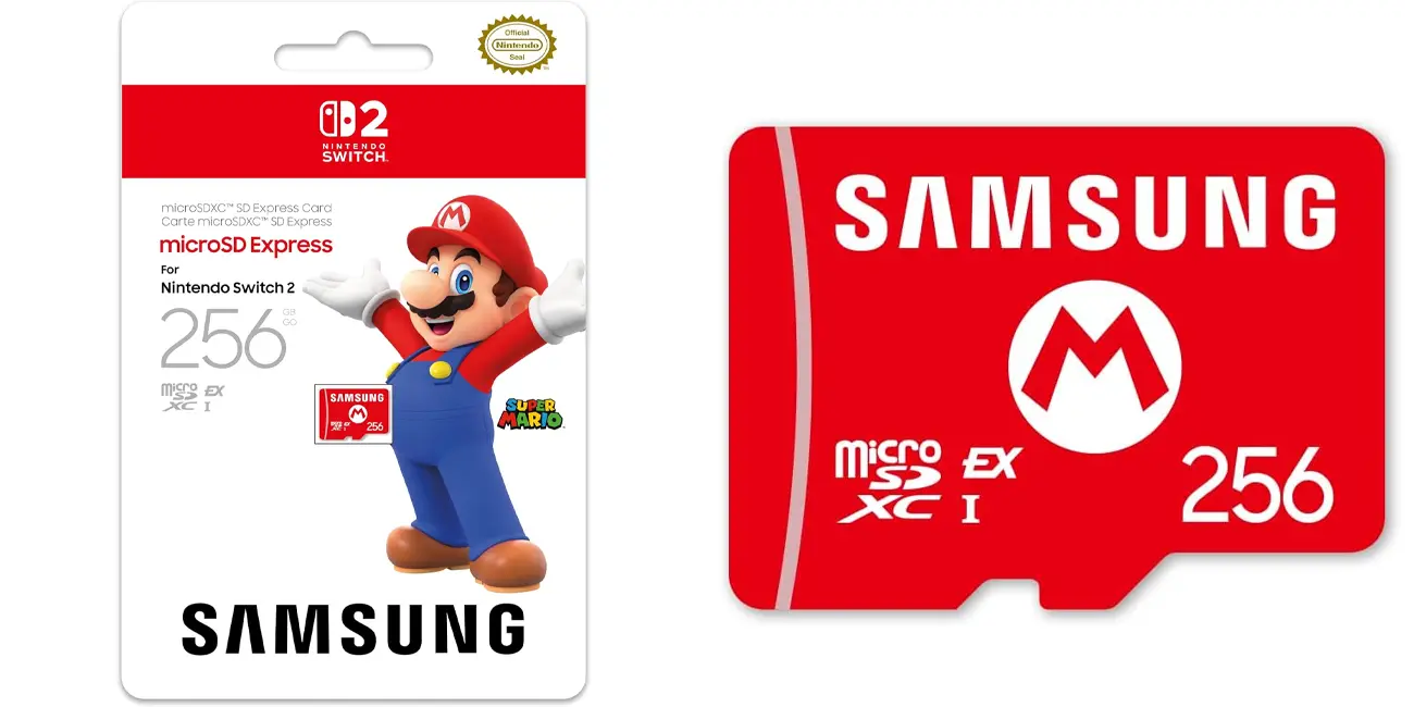 MicroSD Express Samsung de 256 GB para Nintendo Switch 2