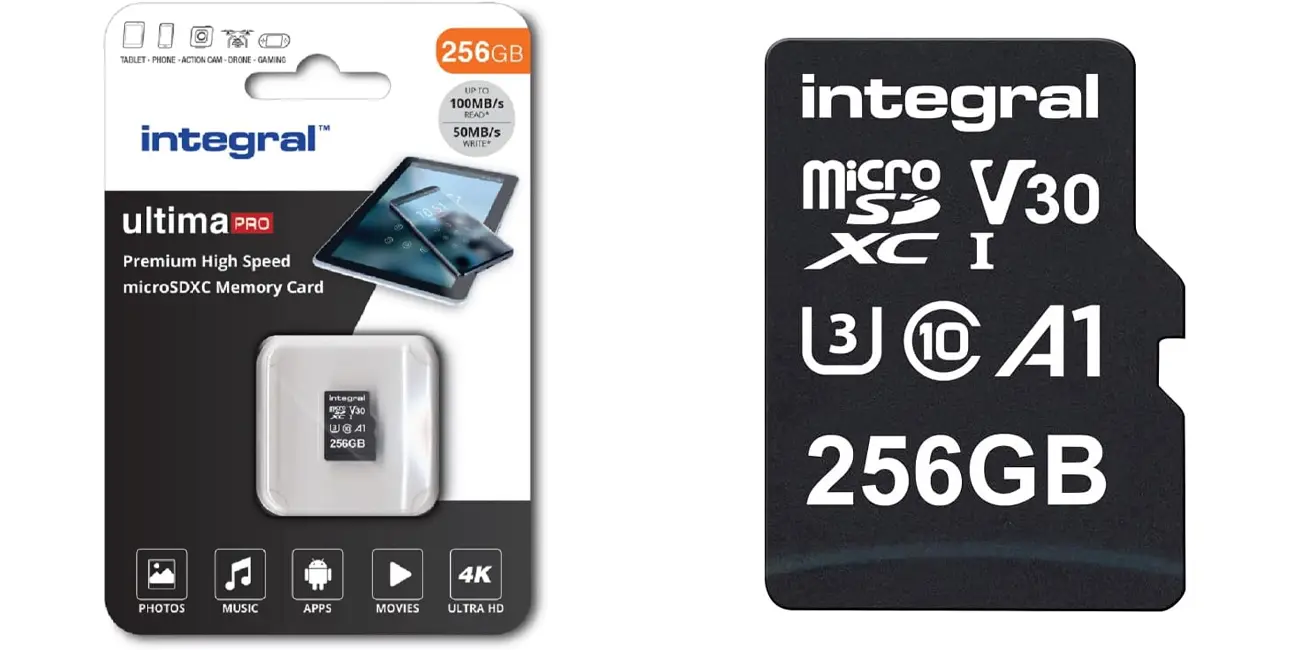 Tarjeta microSD Integral Ultima Pro de 256 GB