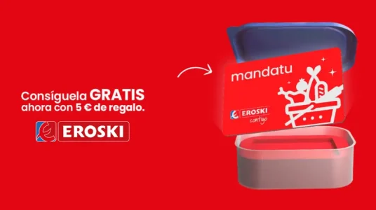 Eroski te ofrece 5€ de regalo