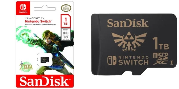 Tarjeta microSDXC SanDisk de 1 TB para Nintendo Switch