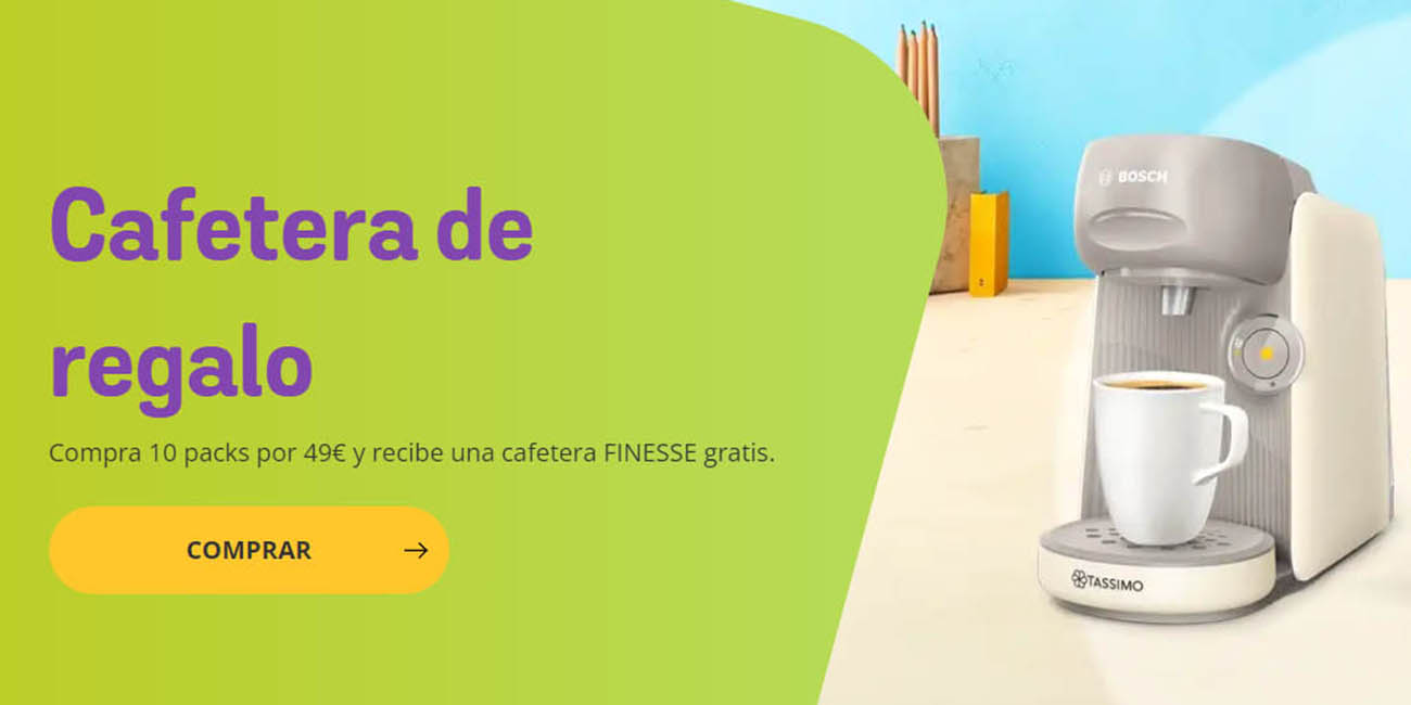 Tassimo cafetera promoción regalo