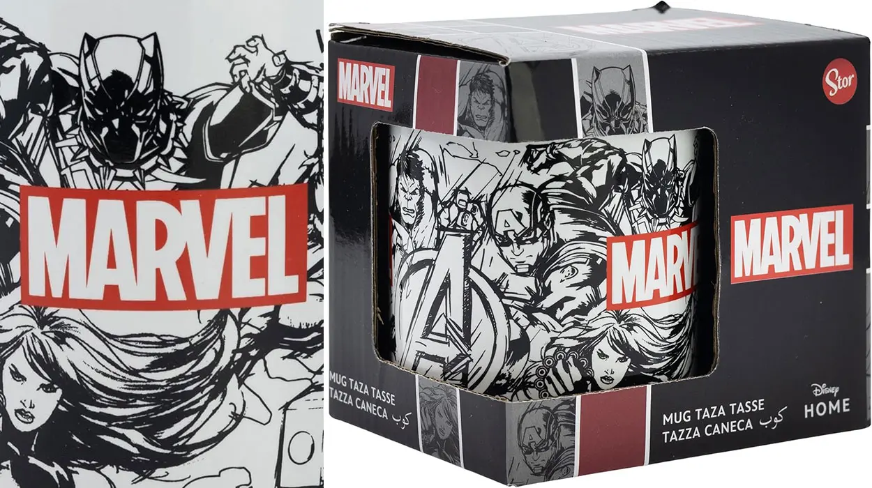 Taza cerámica Marvel de 325 ml barata