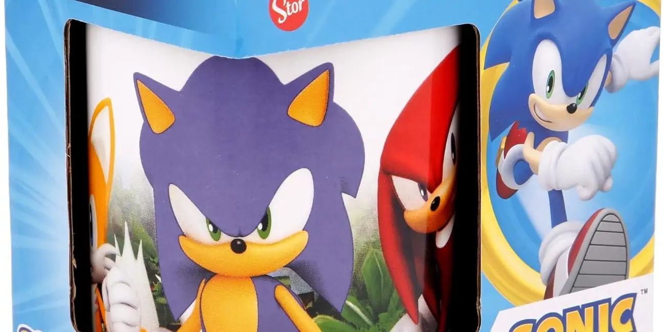 Taza de Sonic de 325 ml en caja regalo