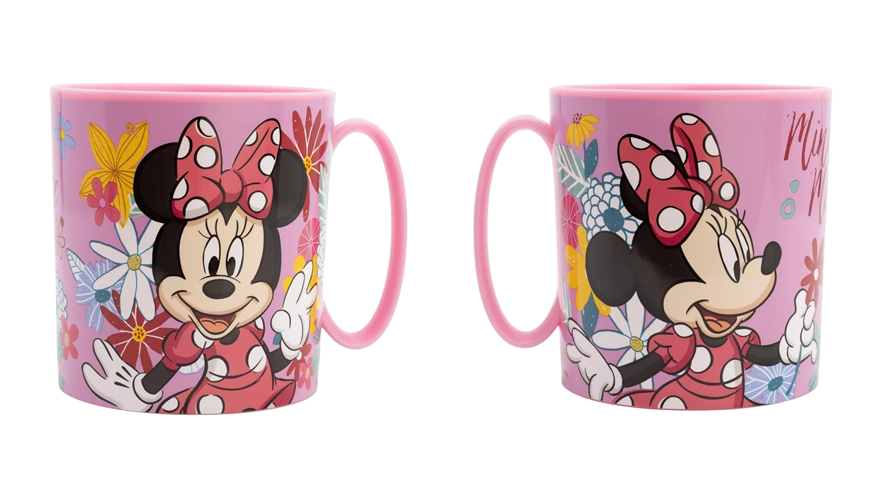 taza infantil de plástico reutilizable Minnie Mouse 390 ml