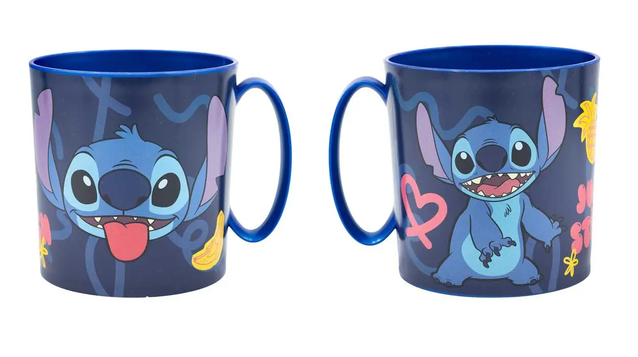 taza infantil Stitch microondas barata