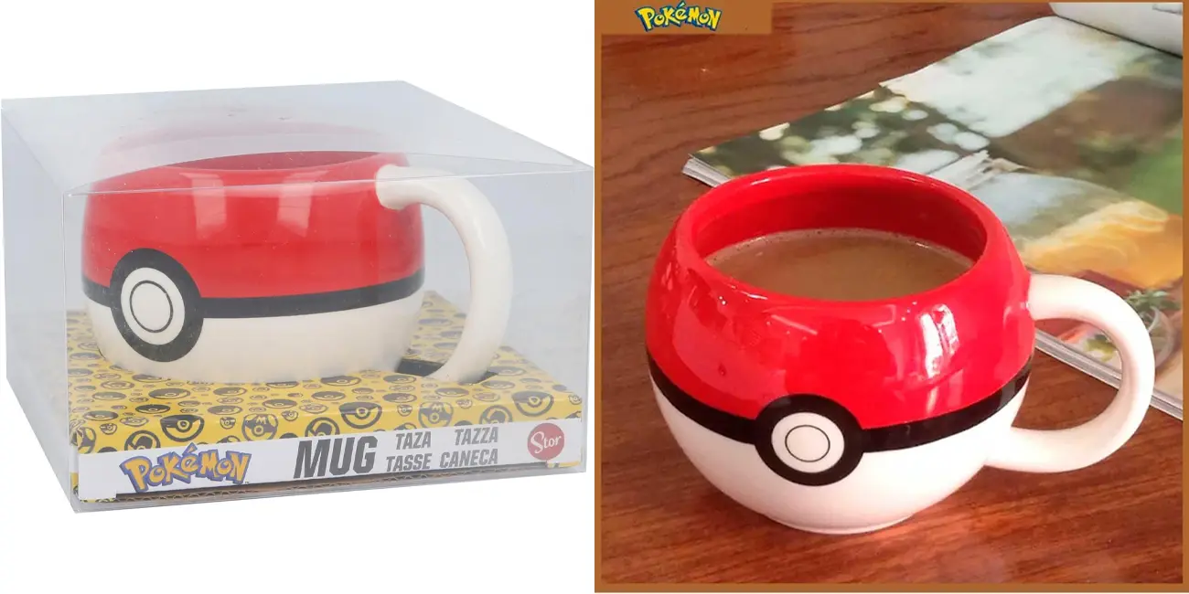 Taza de cerámica Pokéball