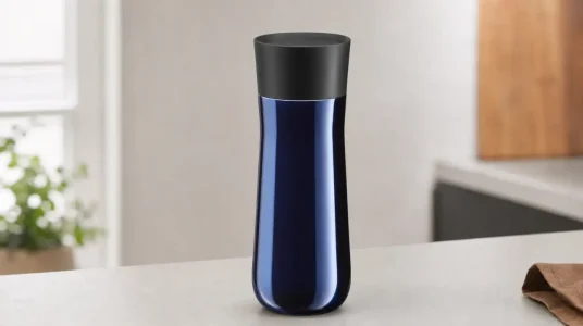Taza térmica WMF Impulse de acero inoxidable, 350 ml y cierre automático