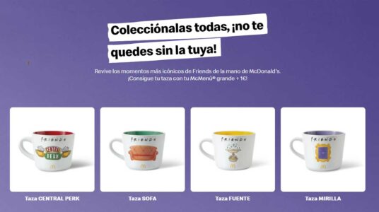 Tazas Friends en McDonald's