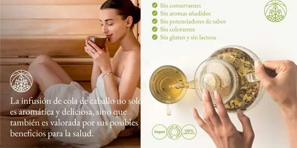 Té de cola de caballo MonteNativo oferta