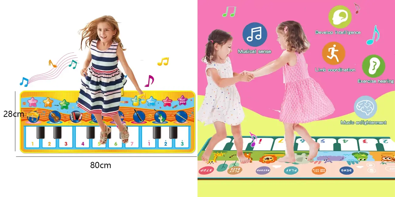Alfombra piano musical infantil