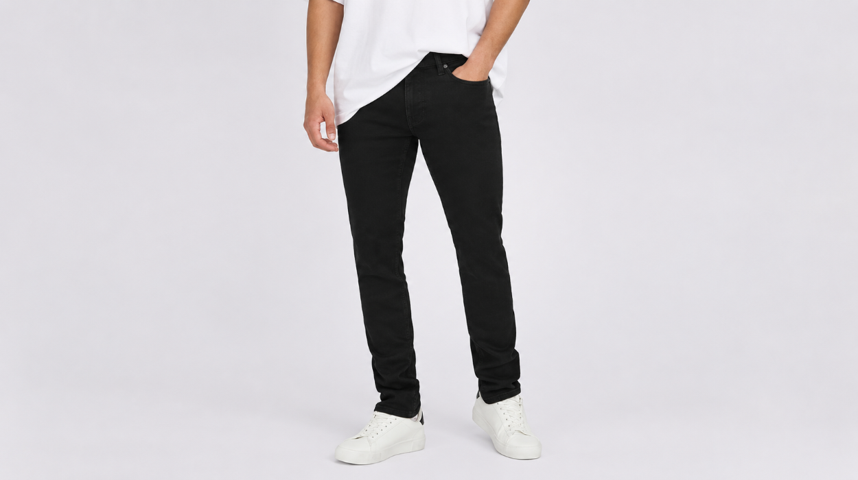 Pantalones vaqueros Only and Sons Loom Slim negros para hombre